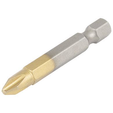 Біти PH2&times;50мм &frac14;" 10шт S2 TIN (блістер) ULTRA (4014212) 4014212 фото