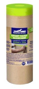Бумага защитная masking roller mustang 500мм*20м МКР50020 фото