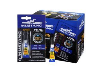 Суперклей моментальный mustang тюбик 3xl индивидуальный блистер 3шт*3г MG8 фото