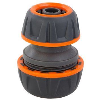 Муфта ремонтная для шланга 1/2"&times;3/4" (ABS+TPR) FLORA (5015664) 5015664 фото