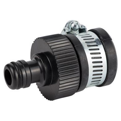 Адаптер для конектора 1/2" універсальний на кран без різьби 1/2"&times;3/4" (ABS) GRAD (5016375) 5016375 фото