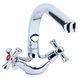 Змішувач PL 1/2" для кухні Г-гусак на гайці AQUATICA PL-4B255C (9777120) 9777120 фото 1