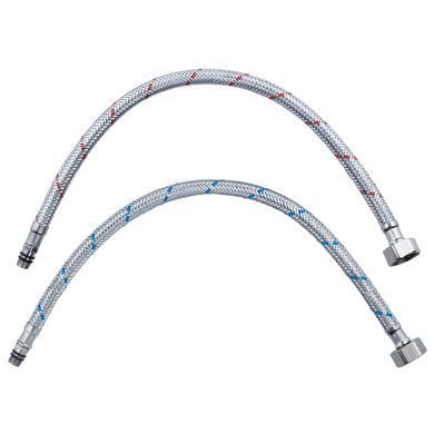Змішувач PL 1/2" для кухні гусак високий вухо на гайці AQUATICA PL-4B455C (9777130) 9777130 фото