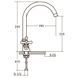 Змішувач PL 1/2" для кухні гусак високий вухо на гайці AQUATICA PL-4B455C (9777130) 9777130 фото 3