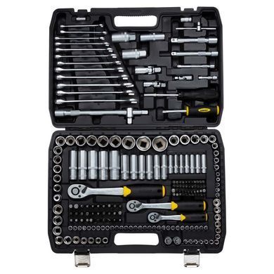 Набор насадок торцевых и биты 1/4", 3/8", 1/2" 216шт CrV SIGMA (6003841) 6003841 фото